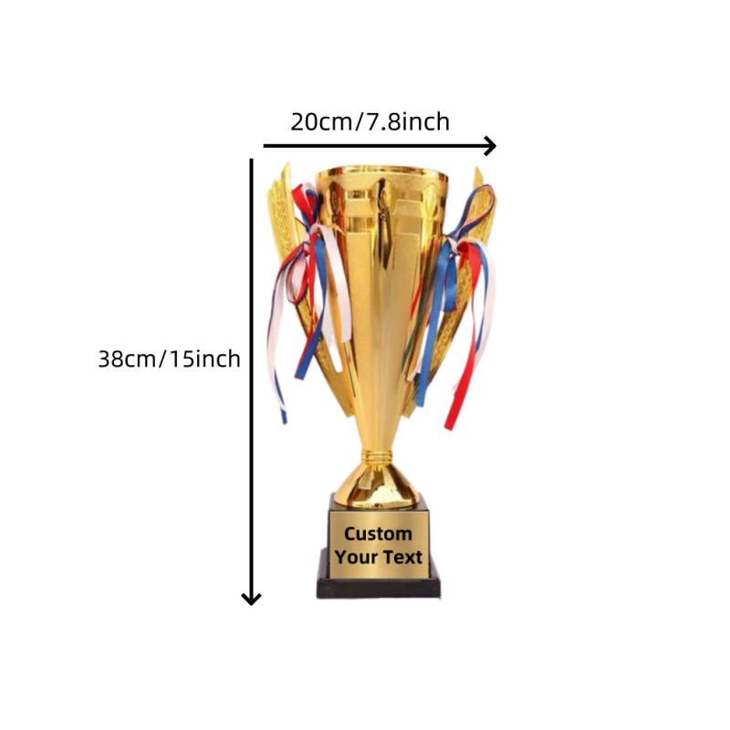 11/15inch Tall Gold Cup Trophy - Badminton Cup recensione e prezzo