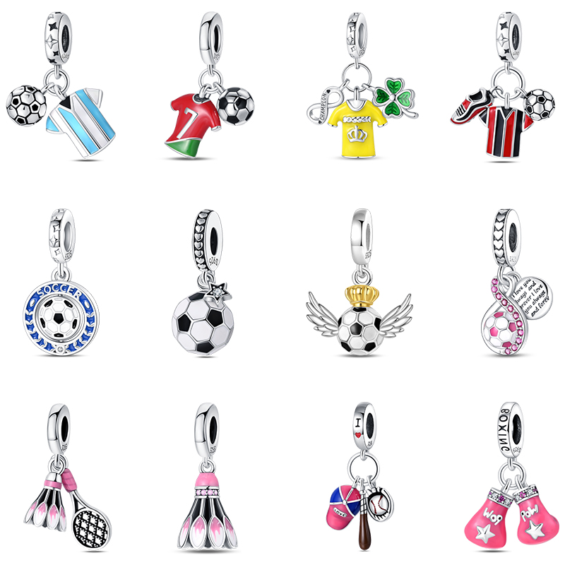 Fashion 925 Silver Football Je - Badminton Aesthetic recensione e prezzo