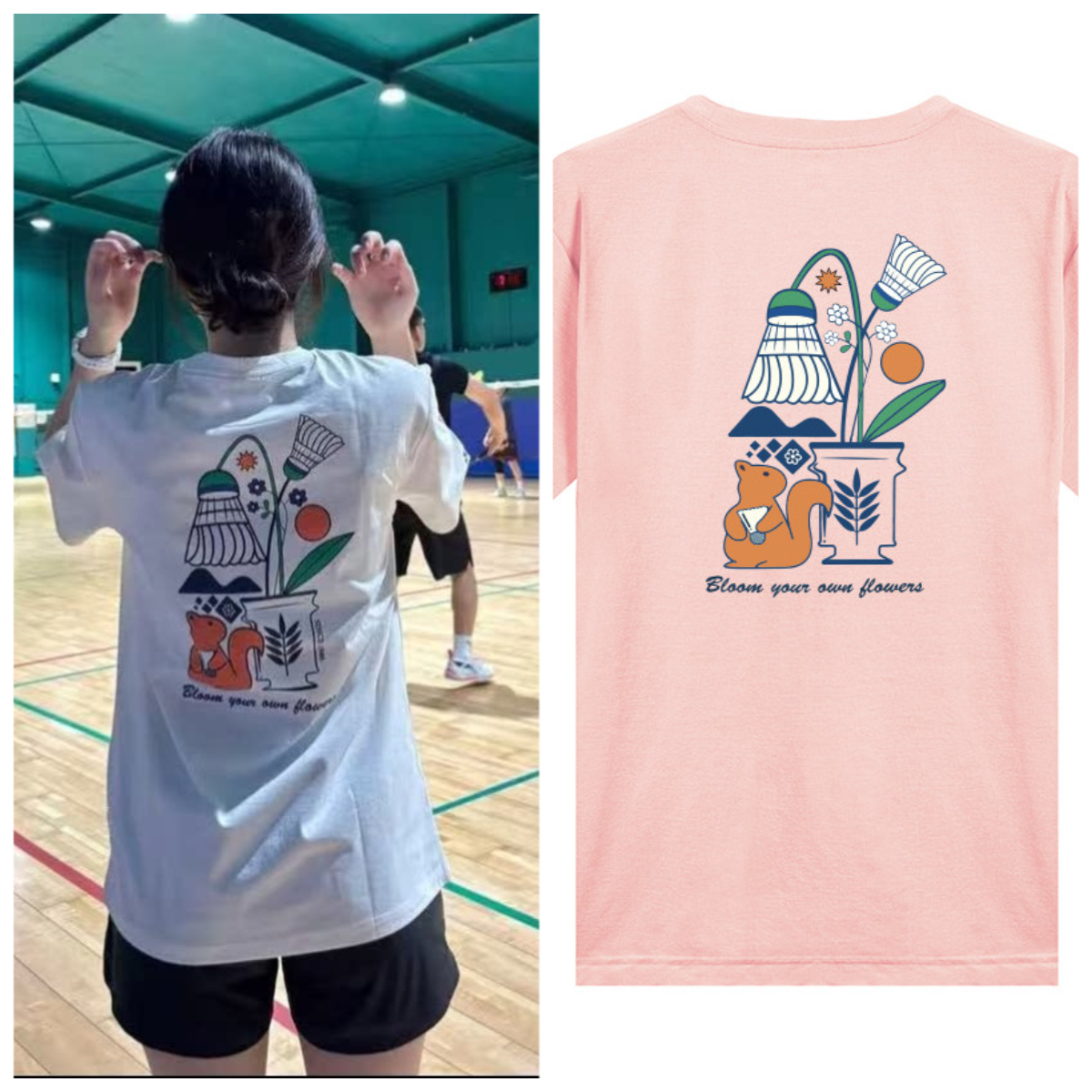 Small Squirrel Badminton Suit  - Badminton Aesthetic recensione e prezzo